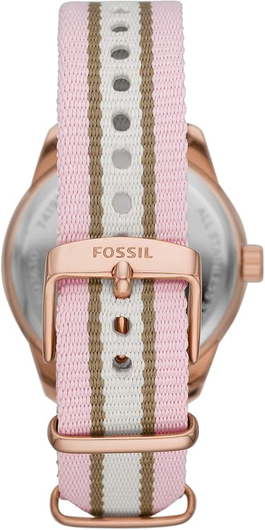 Fossil Women's Nylon Quartz Watch 