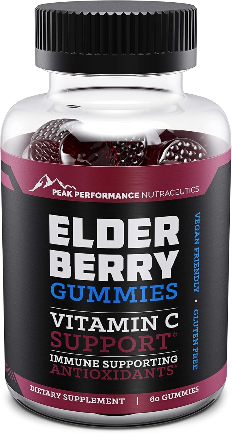 Elderberry Gummies Supplement with Vitamin C & Zinc. Herbal Supplements Sambucus Elderberry Gummies are the Perfect vitamin c Gummies Elderberry with Zinc and Vitamin C for Adults & Kids.
