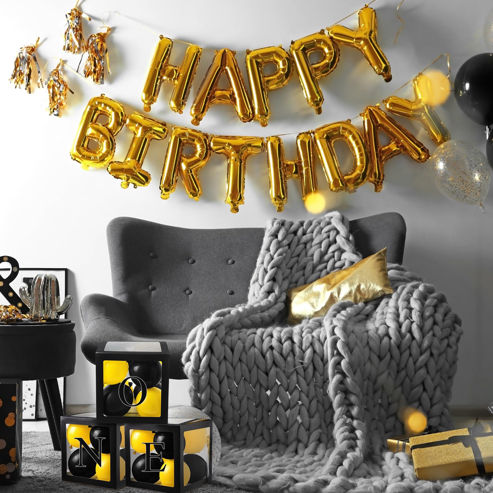 Amazon.com: Thyle 12 Pcs Transparent Balloon Boxes Clear Balloon