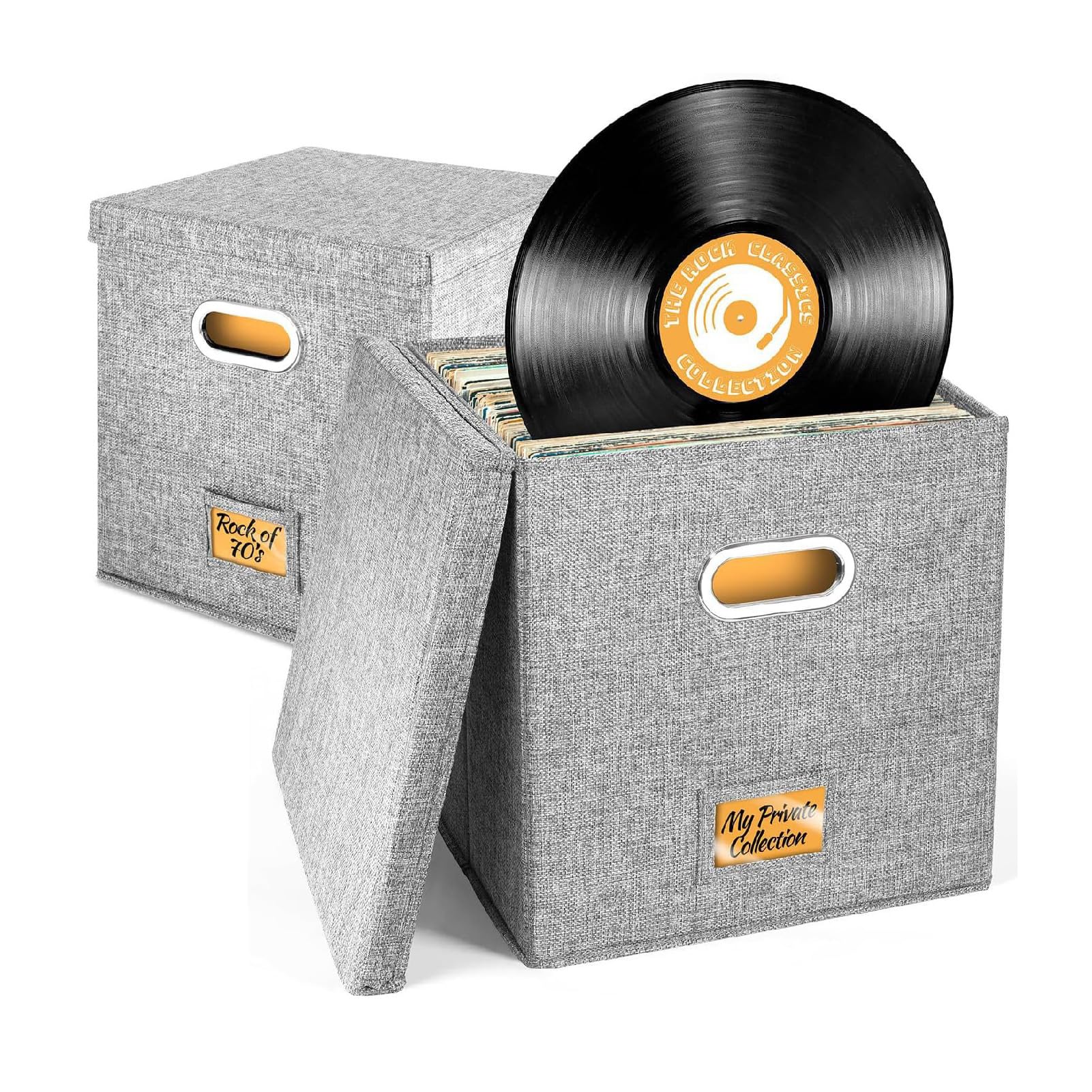 Amazon.co.jp: Boono レコード専用 レコードケース レコードボックス