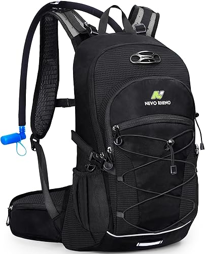 Mochila de hidratación de 3 L, mochila de agua para senderismo con cubierta para lluvia, mochila de hidratación con aislamiento para ciclismo