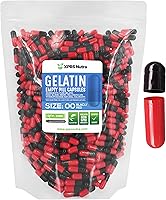 Vista 1 de XPRS Nutra Size 00 Empty Capsules - 1000 Count Empty Gelatin Capsules - Empty Pill Capsules for DIY Capsule Filling - Fillable Pill Capsules Empty
