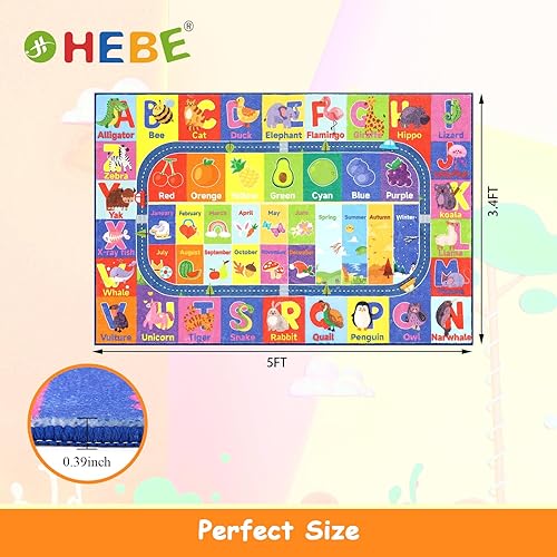 Miniatura 2 de HEBE Alfombra de guardería con alfabeto