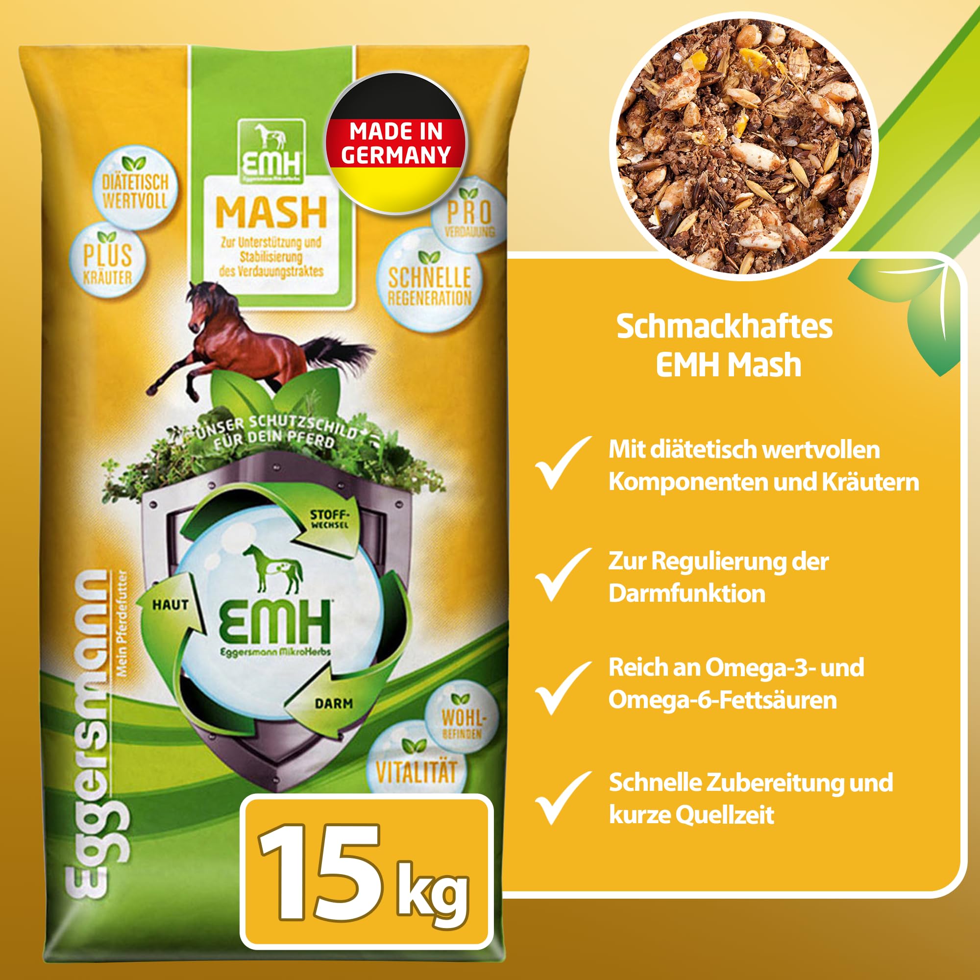 Eggersmann Mein Pferdefutter EMH Mash 15 kg