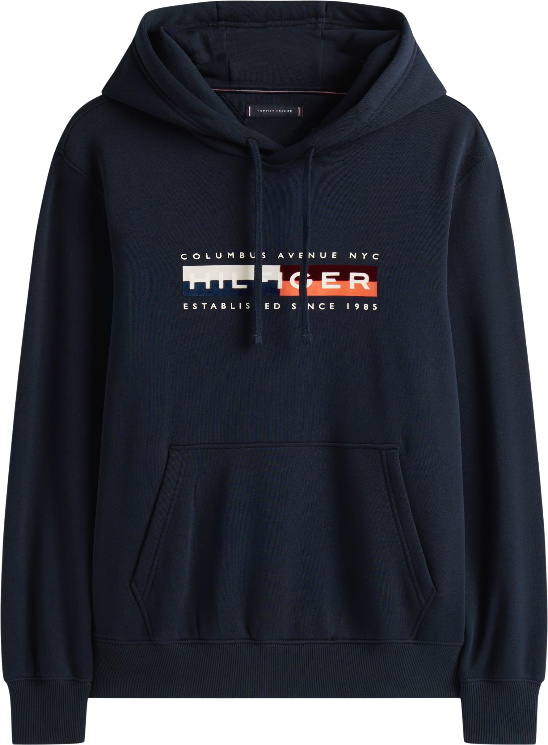 Tommy Hilfiger TH Colour Block Graphic Hoodie Mw0mw40041 Sudadera con Capucha Hombre (Pack de 1)