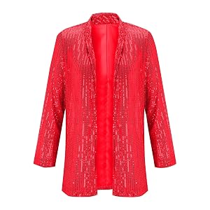 Womens Sequin Cardigan Evening Long Sleeve Lightweight Dressy Casual Party Jacket Casual Shimmer Tops Outfits