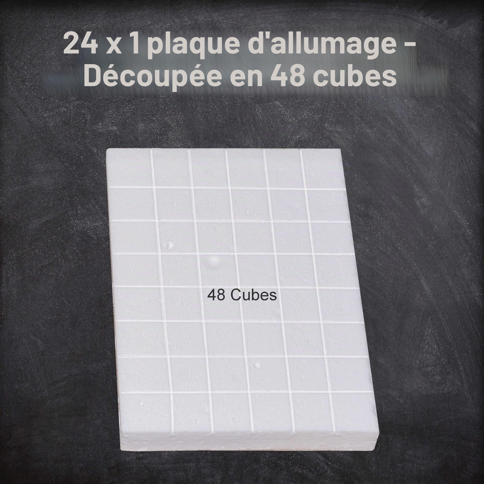 Pack de 1152 Cubes Allume-Feux pour Barbecue, Cheminée, Four, Pizza