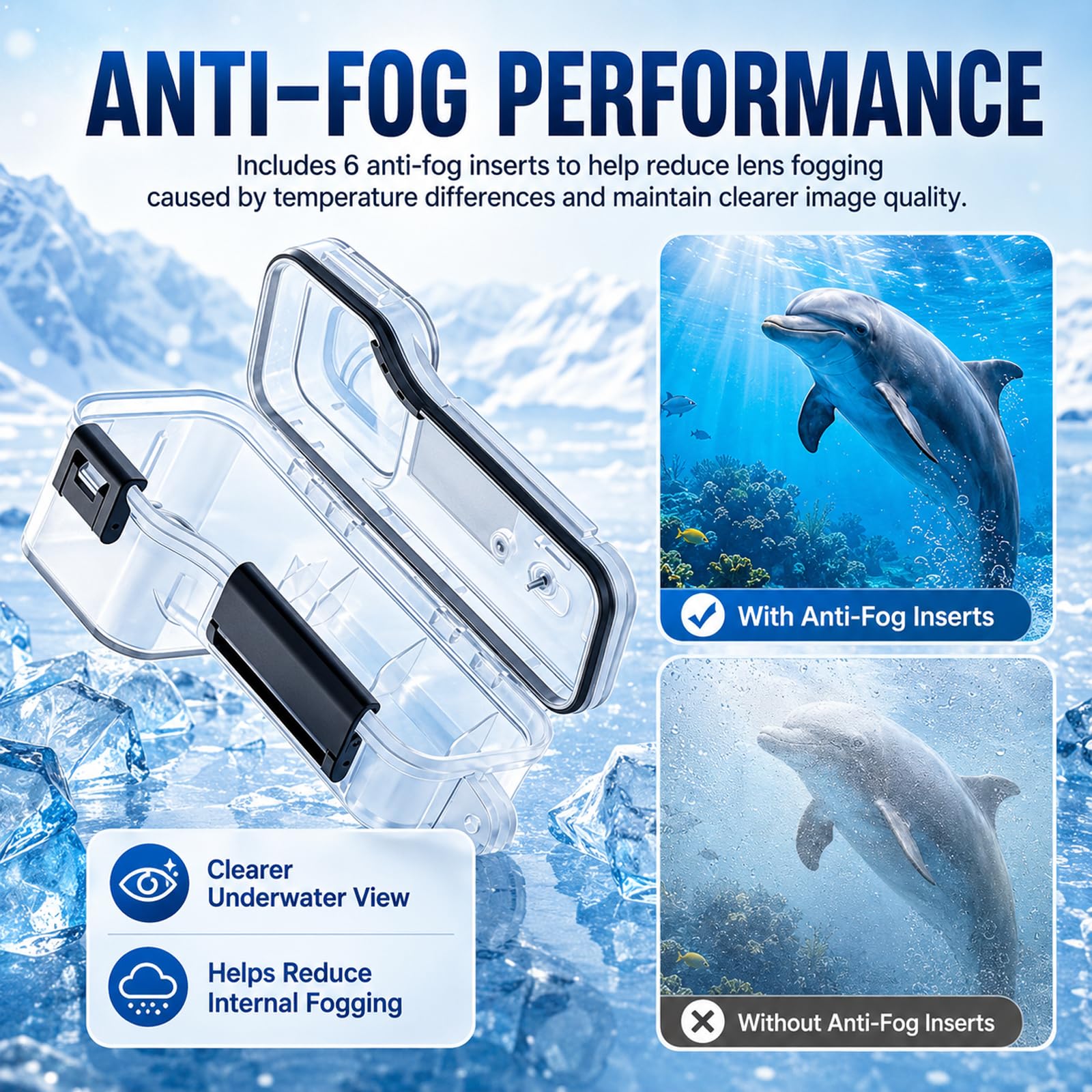 PULUZ Funda impermeable de buceo IPX8 de 50 m para DJI Osmo Pocket 4