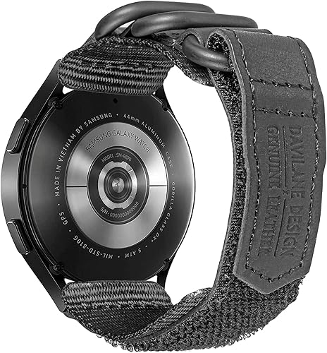 Compatible con correas de reloj Samsung Galaxy, correa de reloj de nailon de liberación rápida de 0.787 pulgadas para Galaxy Watch 6 Classic de