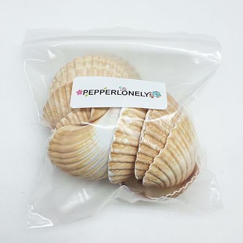 Miniatura 9 de Conchas marinas Pepperlonely, vieiras de diferentes tamaños