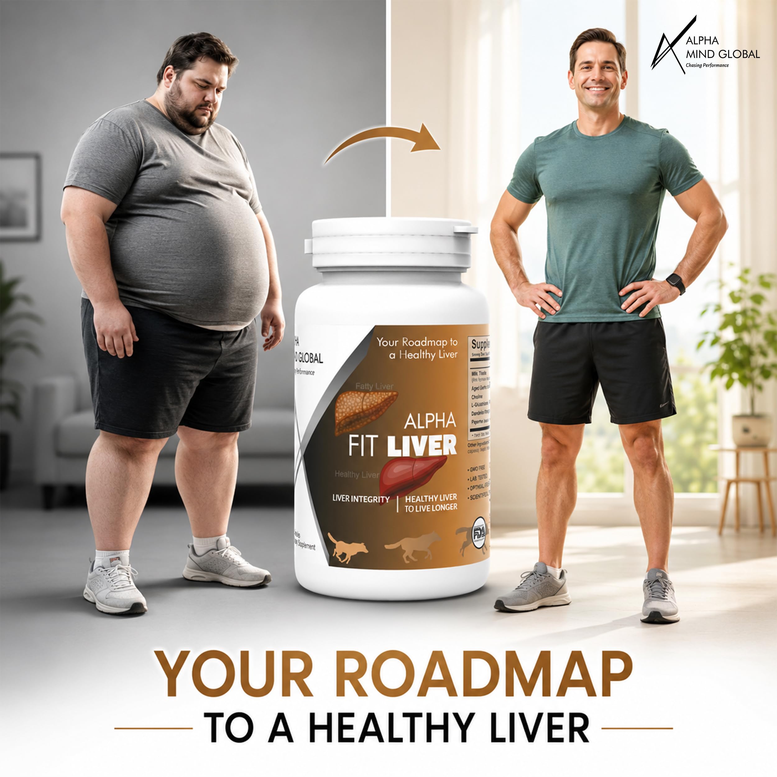 Alpha-Fit Liver Cleanse Detox & Repair Capsules | Milk Thistle, L- Glutathione, Aged Garlic Extract, Alpha-Fit Liver Cleanse Detox & Repair Capsules | Milk Thistle, L- Glutathione, Aged Garlic Extract,