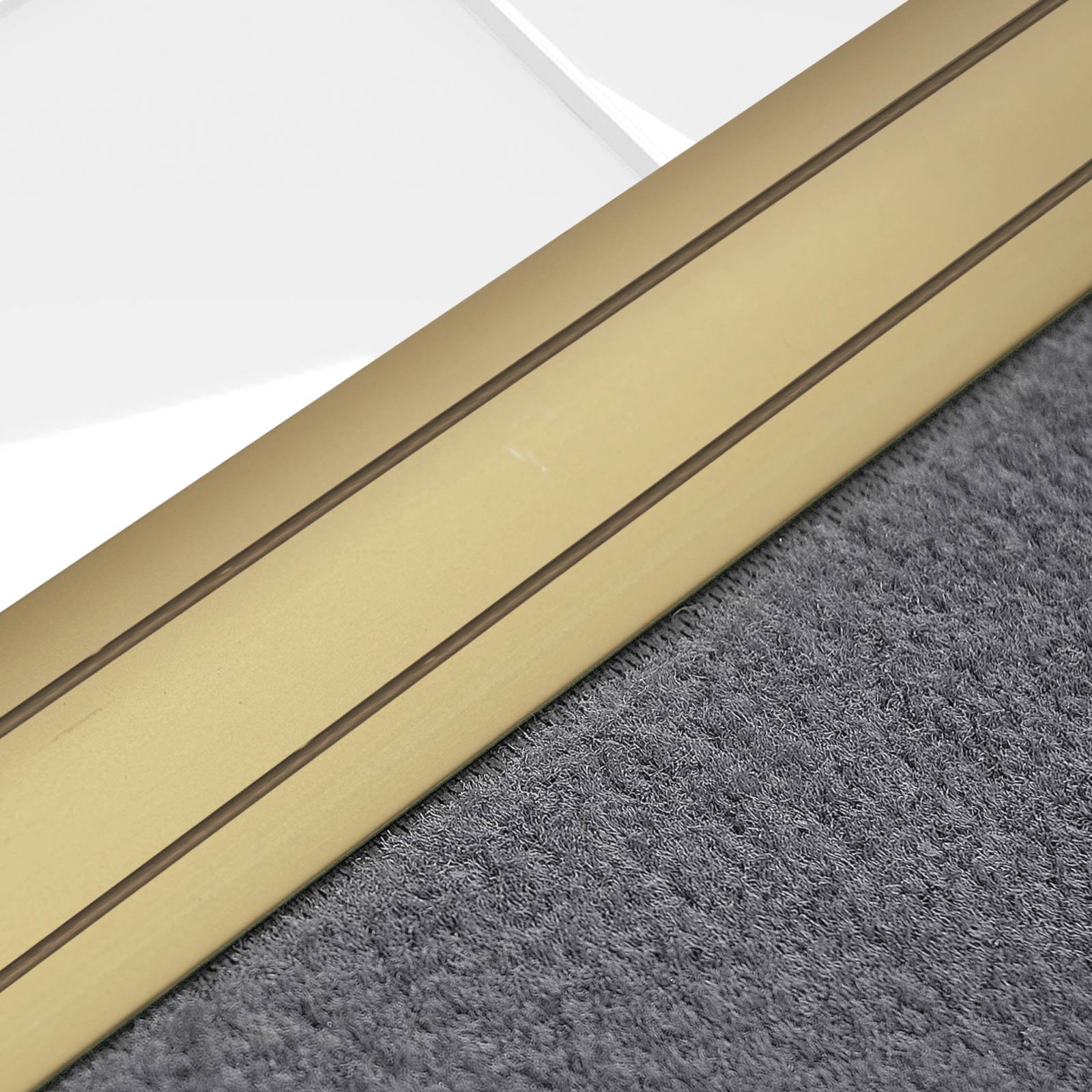 Casa Pura Profilé De Transition Perforé - Barre De Transition En Aluminium Pour Sol - Seuil De Porte