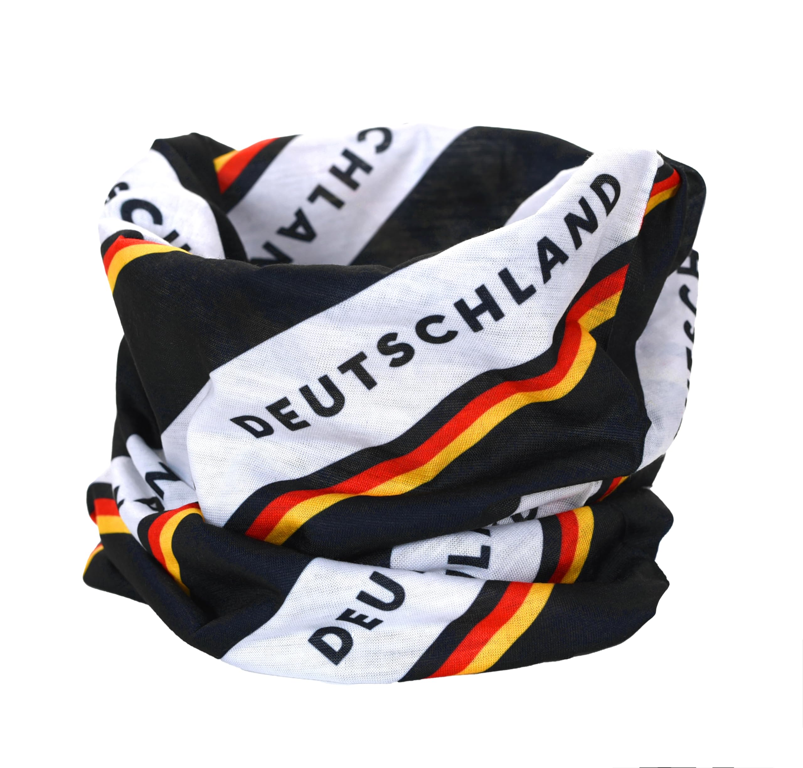 Euroscarves Germany Deutschland Neck Gaiter Tube Scarf (Bandana Balaclava Ski Mask Headband), Germany, Fits all