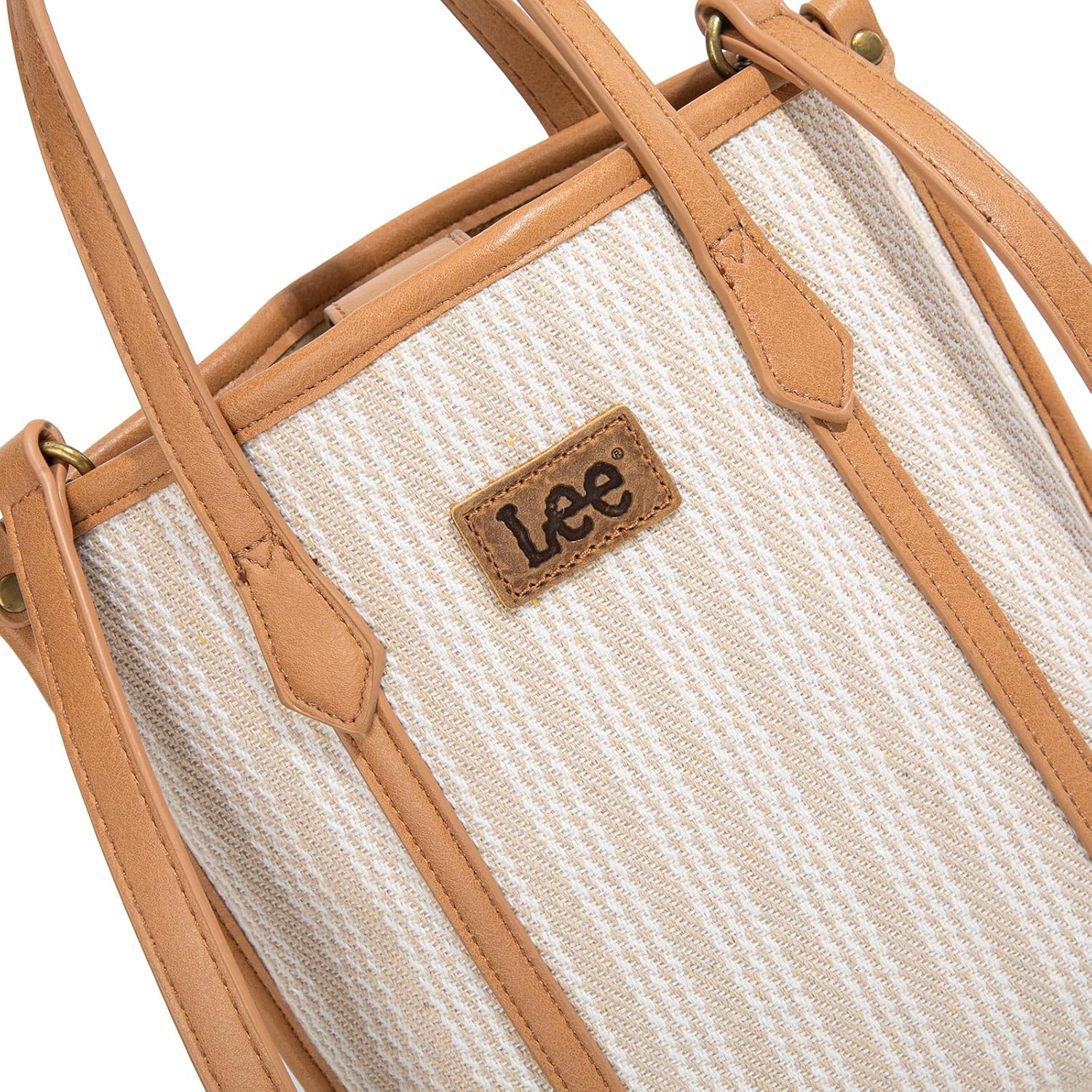 Montana West x Lee Small Tote Bag for Women Work, Stripe Crossbody Bag Top-handle Handbags