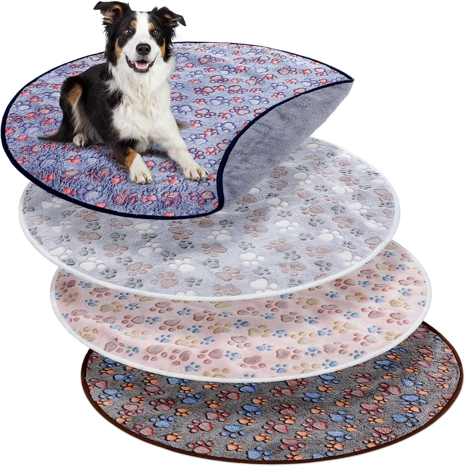 Clysee 4 Pack Whelping Pads Washable for Dog Waterproof Pet