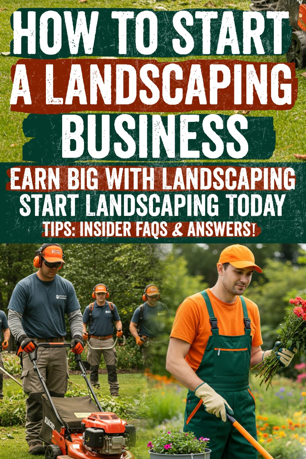 How to Start a Landscaping Business: Turn Your Passion for Landscaping into Profit! Learn Step-by-Step How to Start, Grow, and Scale a Thriving ...