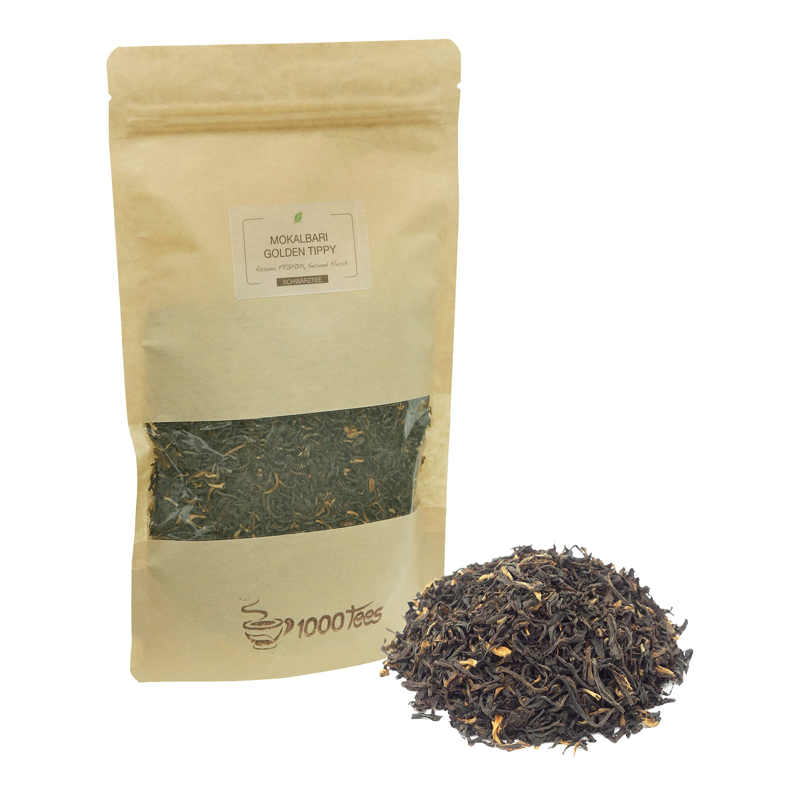Schwarztee Mokalbari Assam Golden Tippy Second Flush aus Assam, würzig, frisch abgefüllt