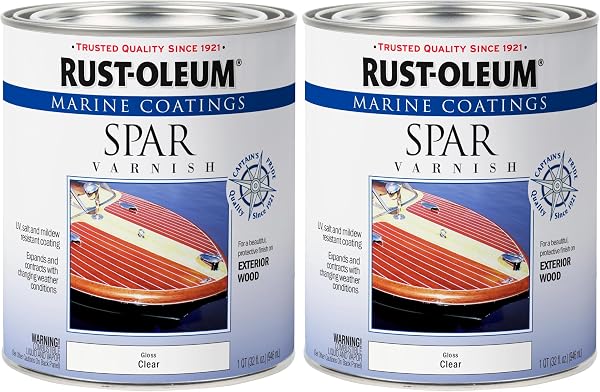 Rust-Oleum 207008 Marine Spar Varnish, Quart