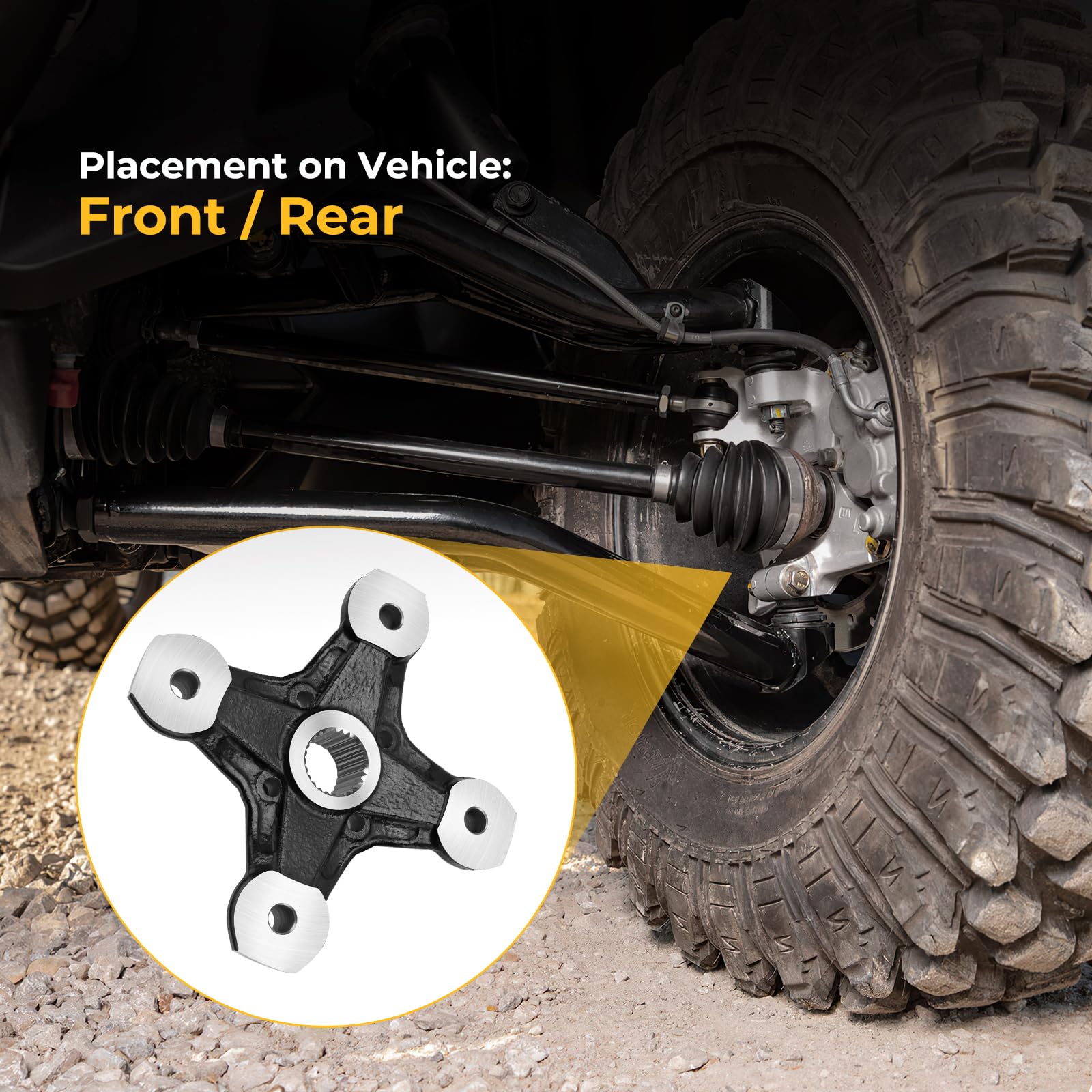 Amazon.com: M MATI Front/Rear Wheel Hub for Can Am Outlander