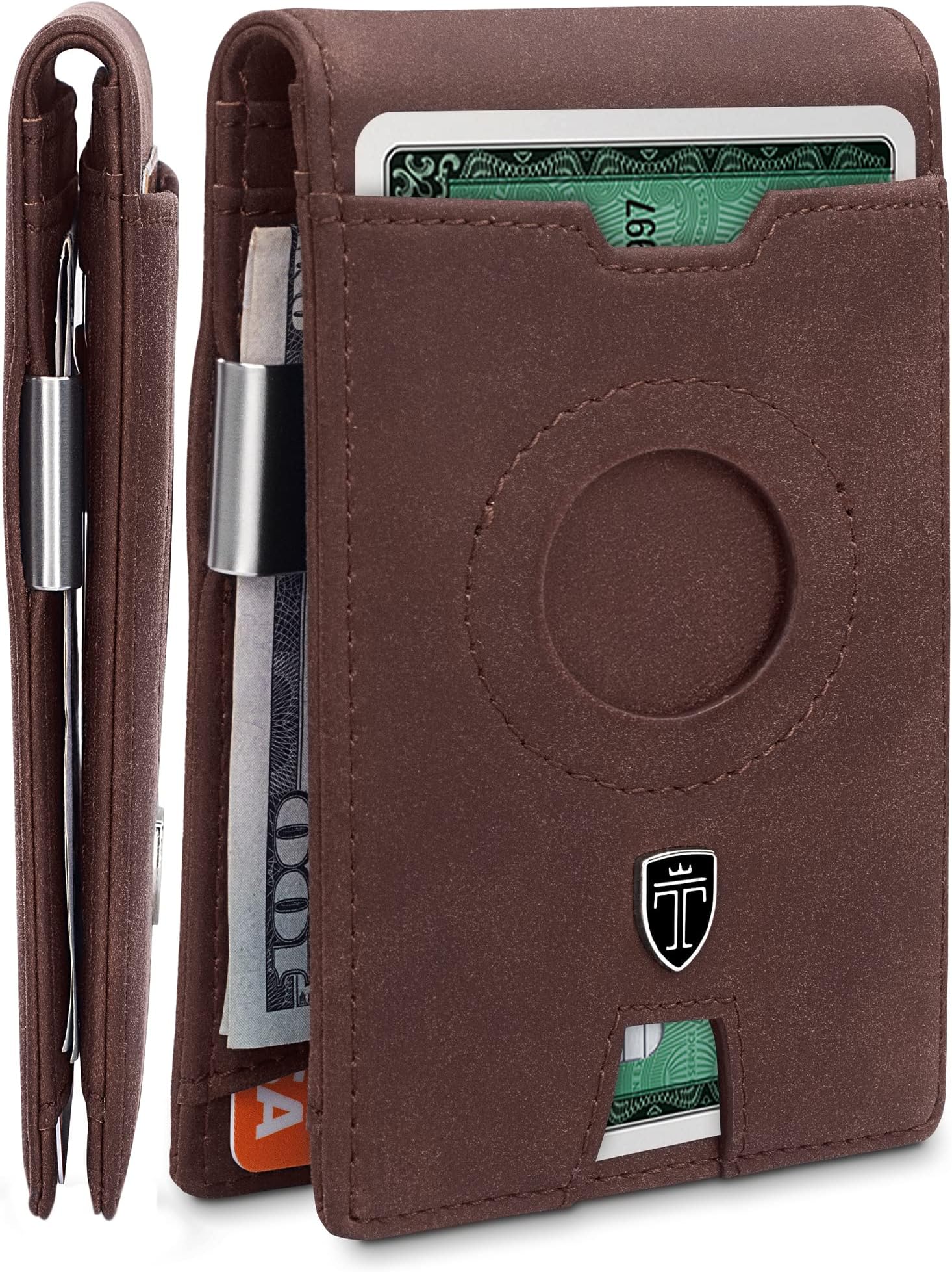 Money Clip Wallet Rio - Mens Wallets Slim Front Pocket RFID Blocking Card Holder Minimalist Mini Bifold Gift Box