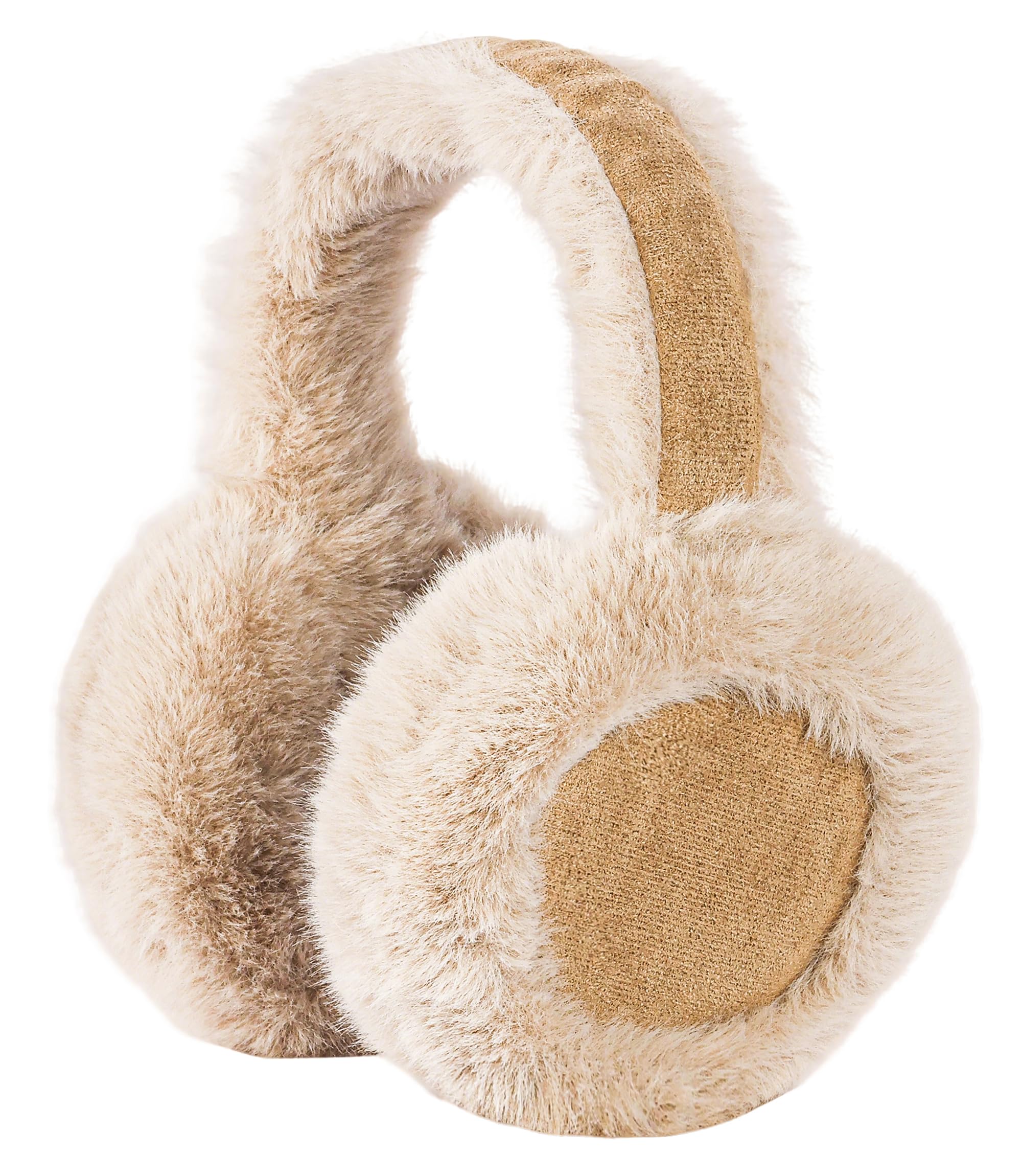 Unning Ear Muffs for Women Winter Foldable Fuzzy Earmuffs Fluffy Soft Ear Warmers Warm Ear Covers for Cold Weather
