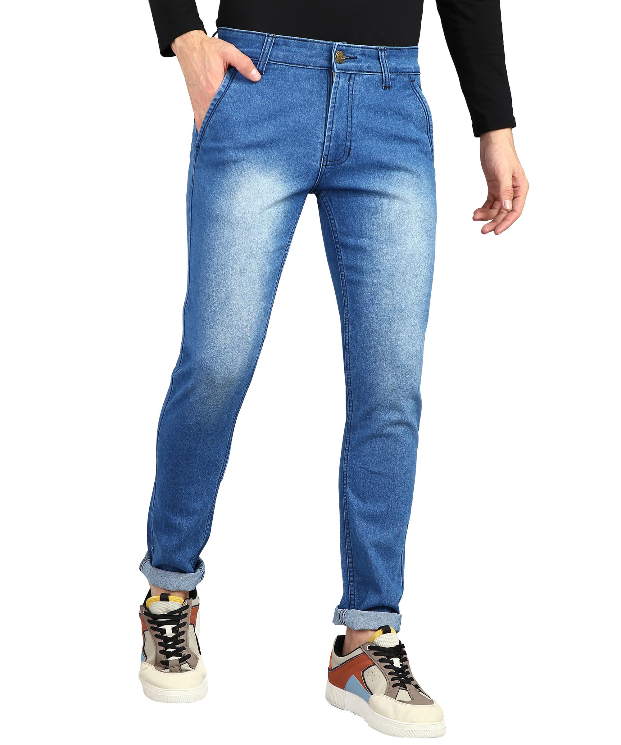 neostreak Men's Slim Fit Stretchable Jeans-picture-11