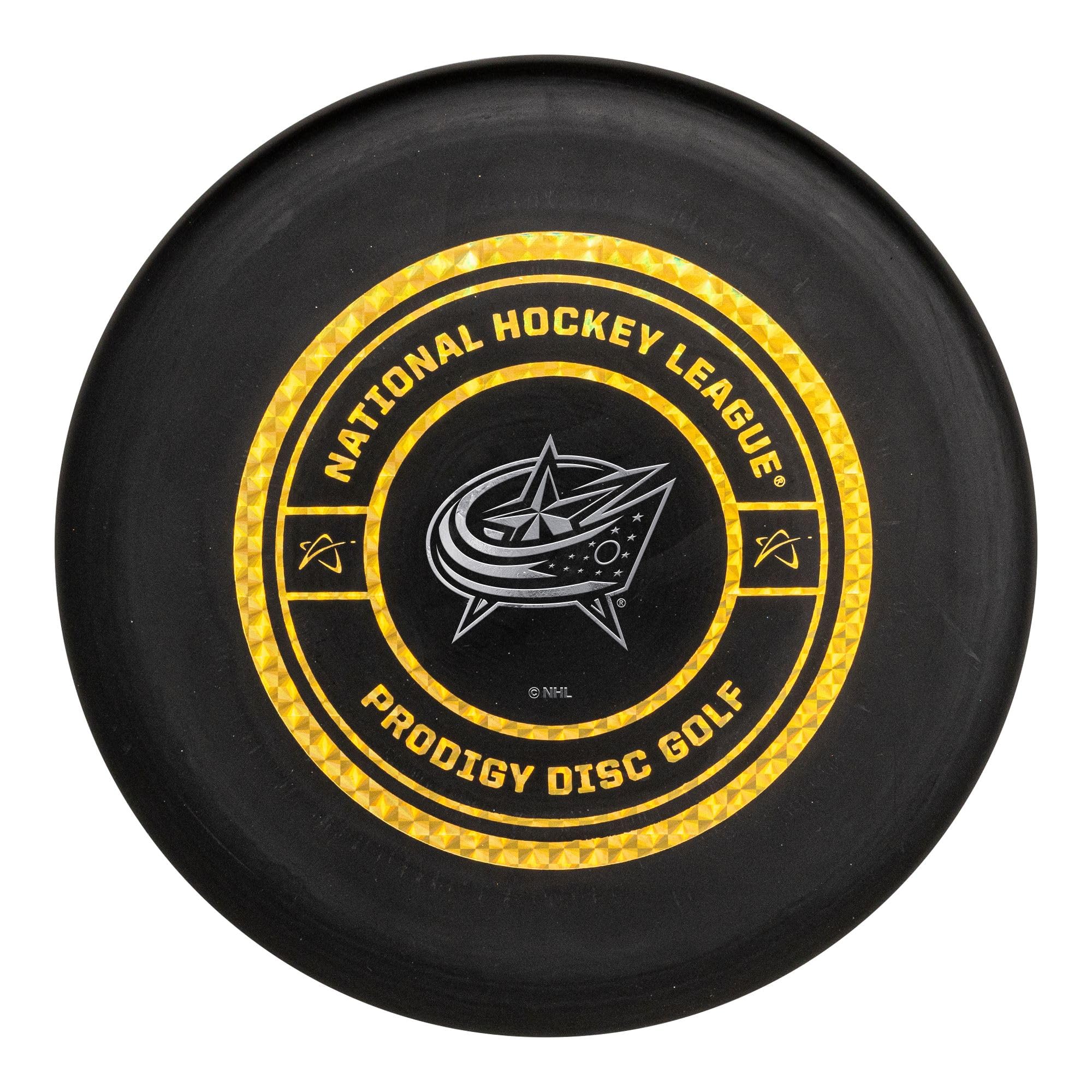 Prodigy Disc PA-3 300 Columbus Blue Jackets | NHL Collection Gold Series Stamp | Stable Disc Golf Putter | Great Grip for All Conditions | Straight, Stable Flight Path | 170-174g | All Black