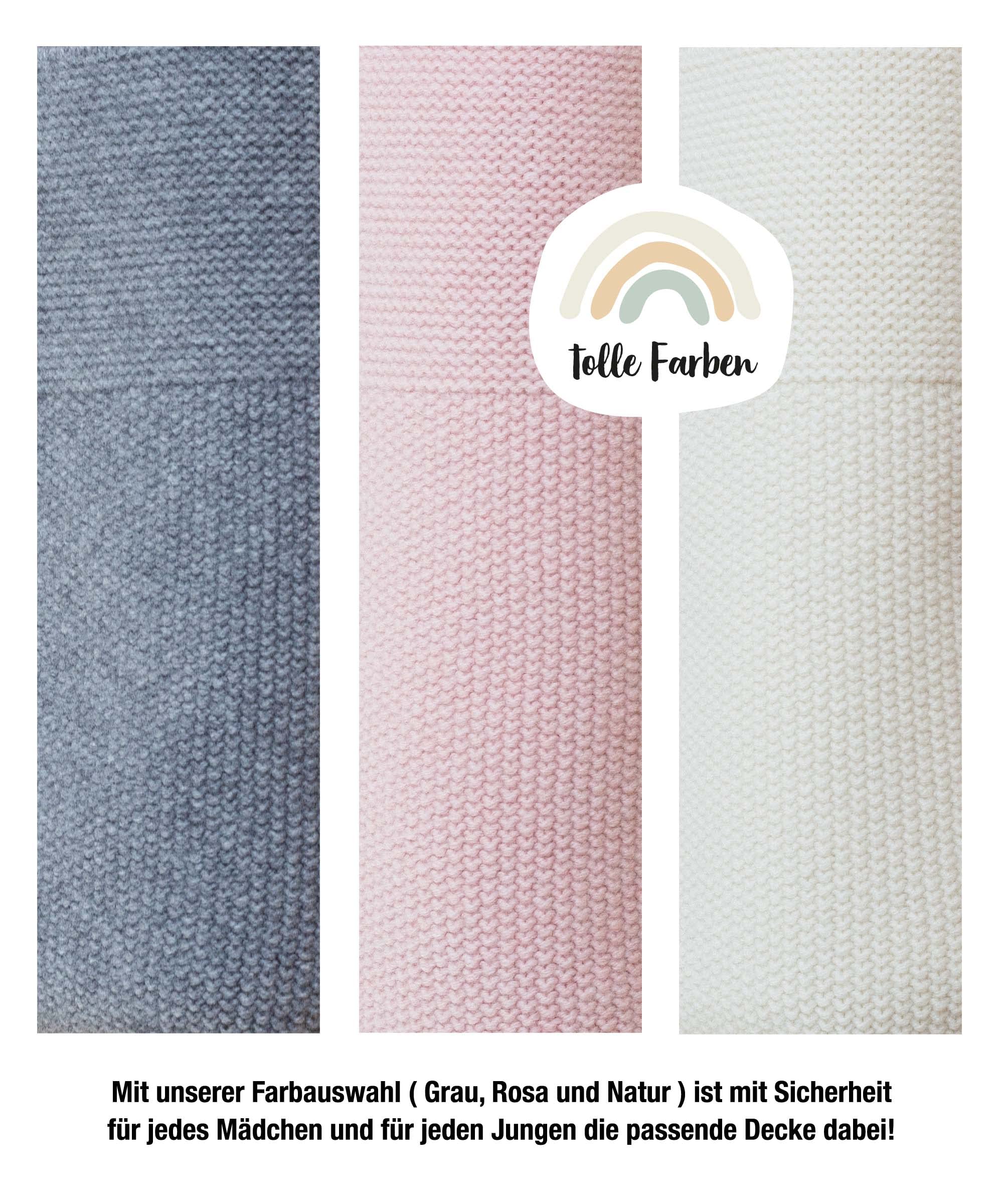 Ehrenkind® Babydecke | Kuscheldecke aus ECO Lammwolle Natur| Baby Erstausstattung Neugeborene | Krabbeldecke für Baby