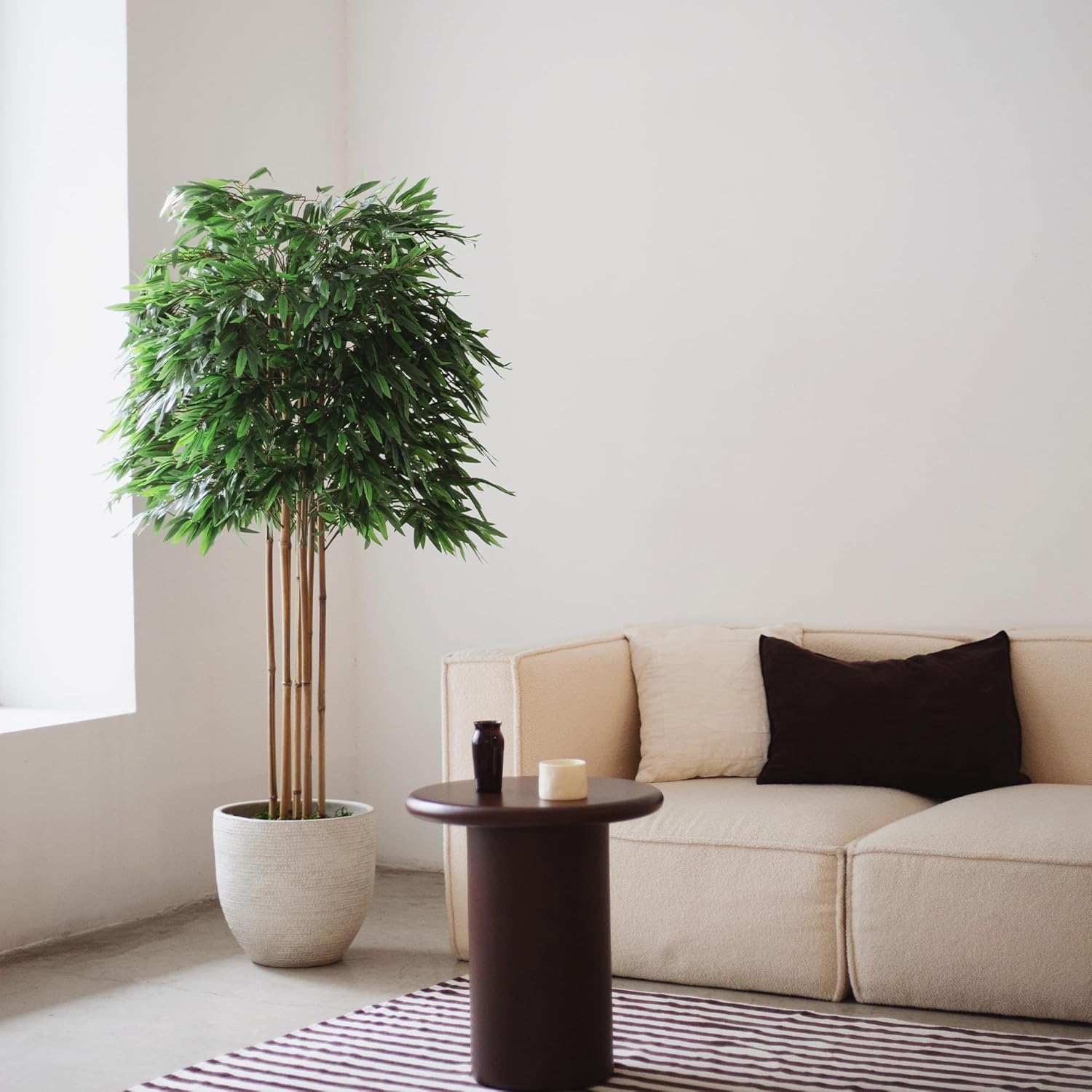 Maia Shop | Arbre Artificiel | Amandier Artificiel | Plantes Artificielles Interieur | Mesures 105 x 60 cm | Fausse Plante | Arbre Artificiel | Decoration Maison — vue 10