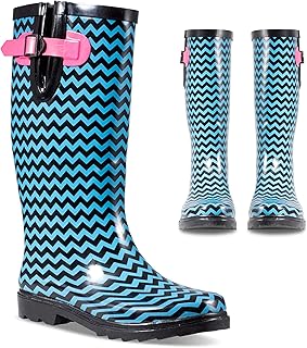 Womens patterned rain boots Clearance