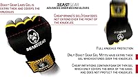 Vista 6 de Beast Gear Vendas de mano para guantes de boxeo – Vendas rápidas de gel interior para hombres y mujeres para deportes de combate, artes marciales