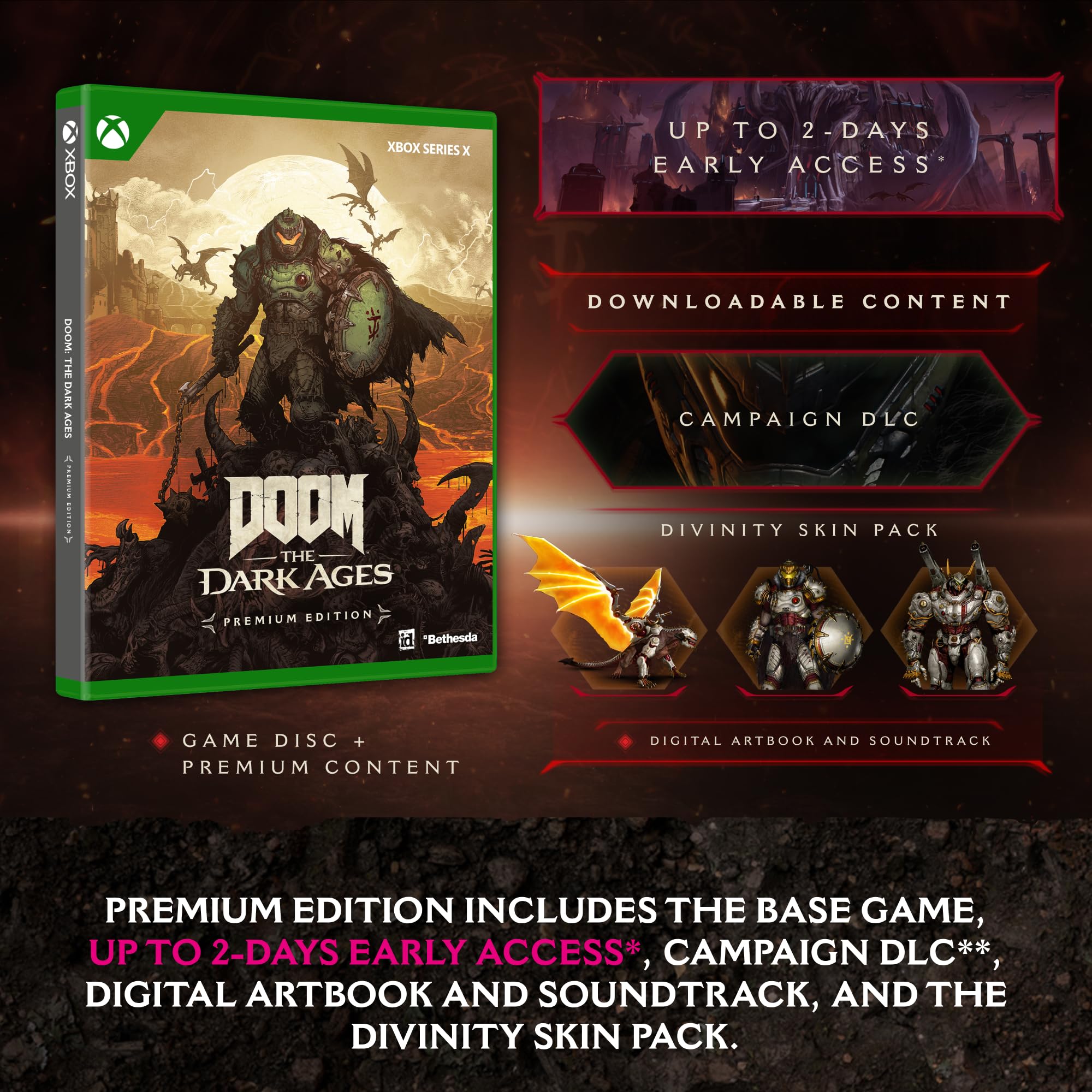 DOOM: The Dark Ages - Premium Edition - Xbox Series X : Amazon.co