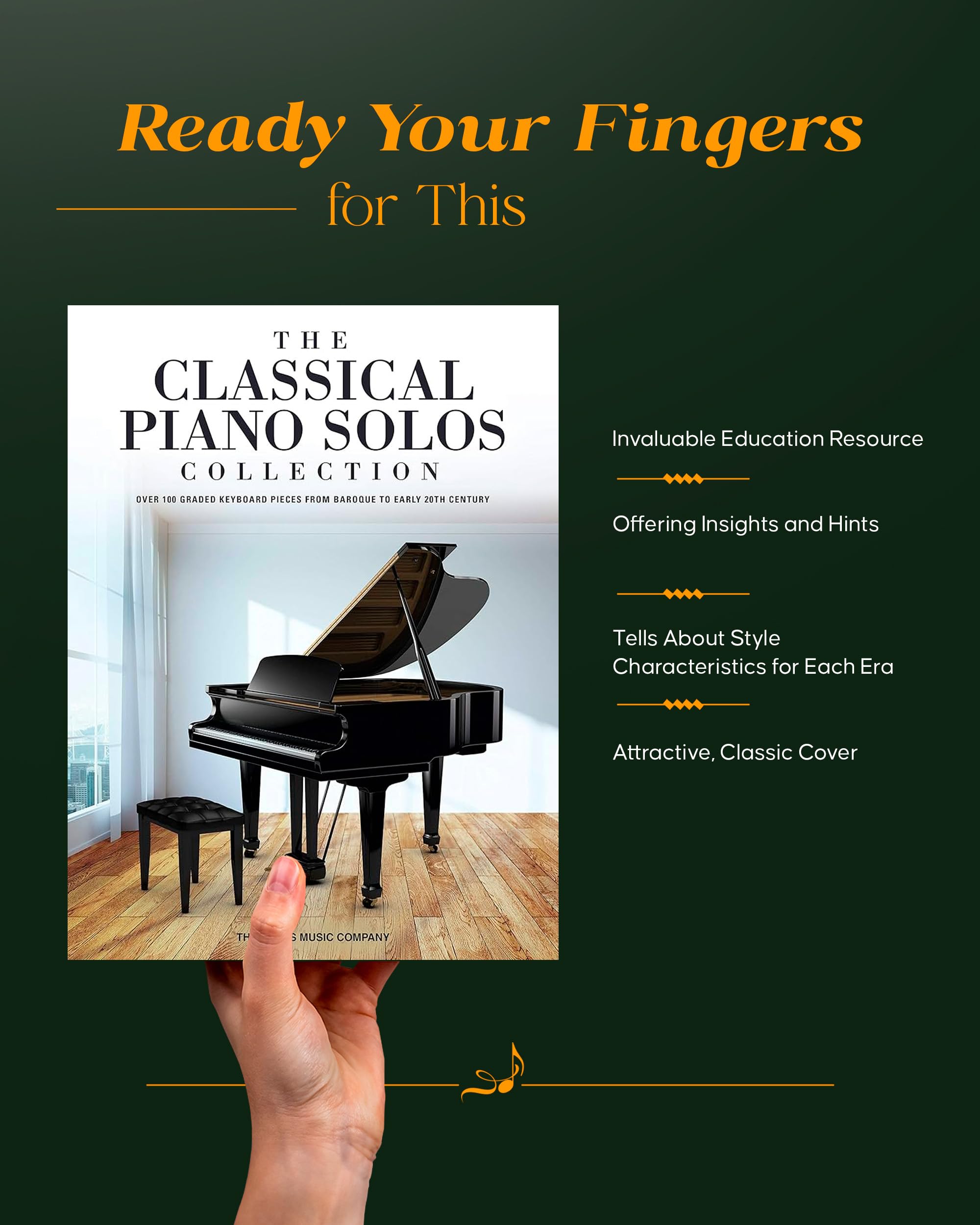 The Classical Piano Solos Collection: 106 Graded Pieces from Baroque to the 20th C. Compiled & Edited by P. Low, S. Schumann, C. Siagian - Classical Piano Sheet Music Book for Teachers and Students - Image 10