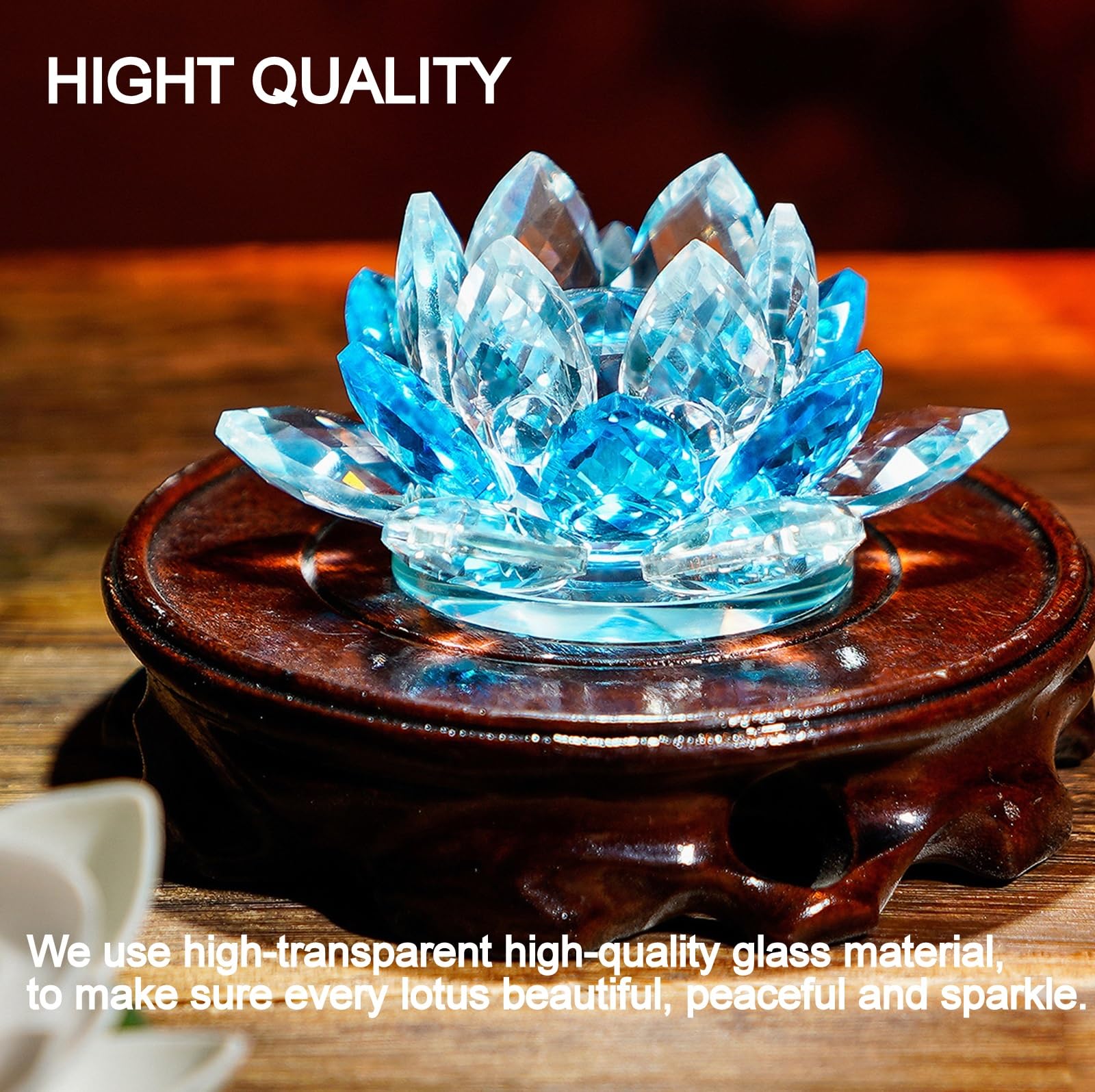 Amazon.com: TENGFENG Crystal Lotus Flower Bicolor - Hue Reflection