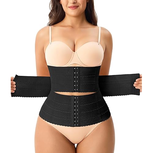 Gotoly Waist Trainer for Women Corset Shapewear Tummy Control Faja Body Shaper Postpartum Segmented Waist Cincher