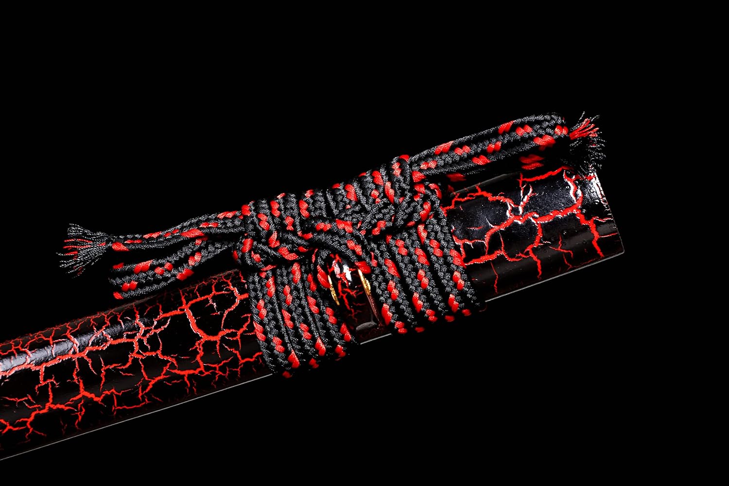 Swordsmith Katana Sword Handmade Clay Tempered Damascus Folded Steel/Clay Tempered T10 Steel Blue Blade Japanese Samurai Sword Sharp Full Tang (Dragon-Clay Tempered T10 Steel)
