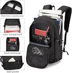 Tzowla Sac à dos pour ordinateur portable antivol USB Port de recharge et écluse 15.6 Inch Computer Business Sacs à dos pour les femmes Collège des hommes Student Gift, Sac à livre Casual Daypack