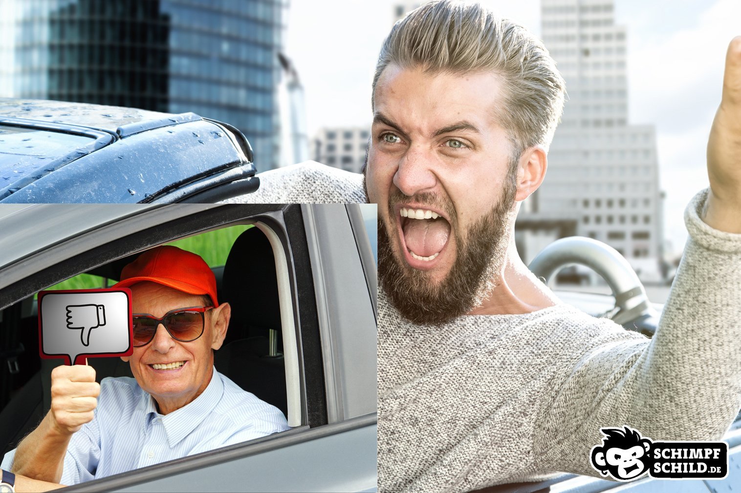 Lustiges Meinungsschild für Büro, Auto, Fotoshootings, Events, Festivals, Konzerte, Schule oder Uni