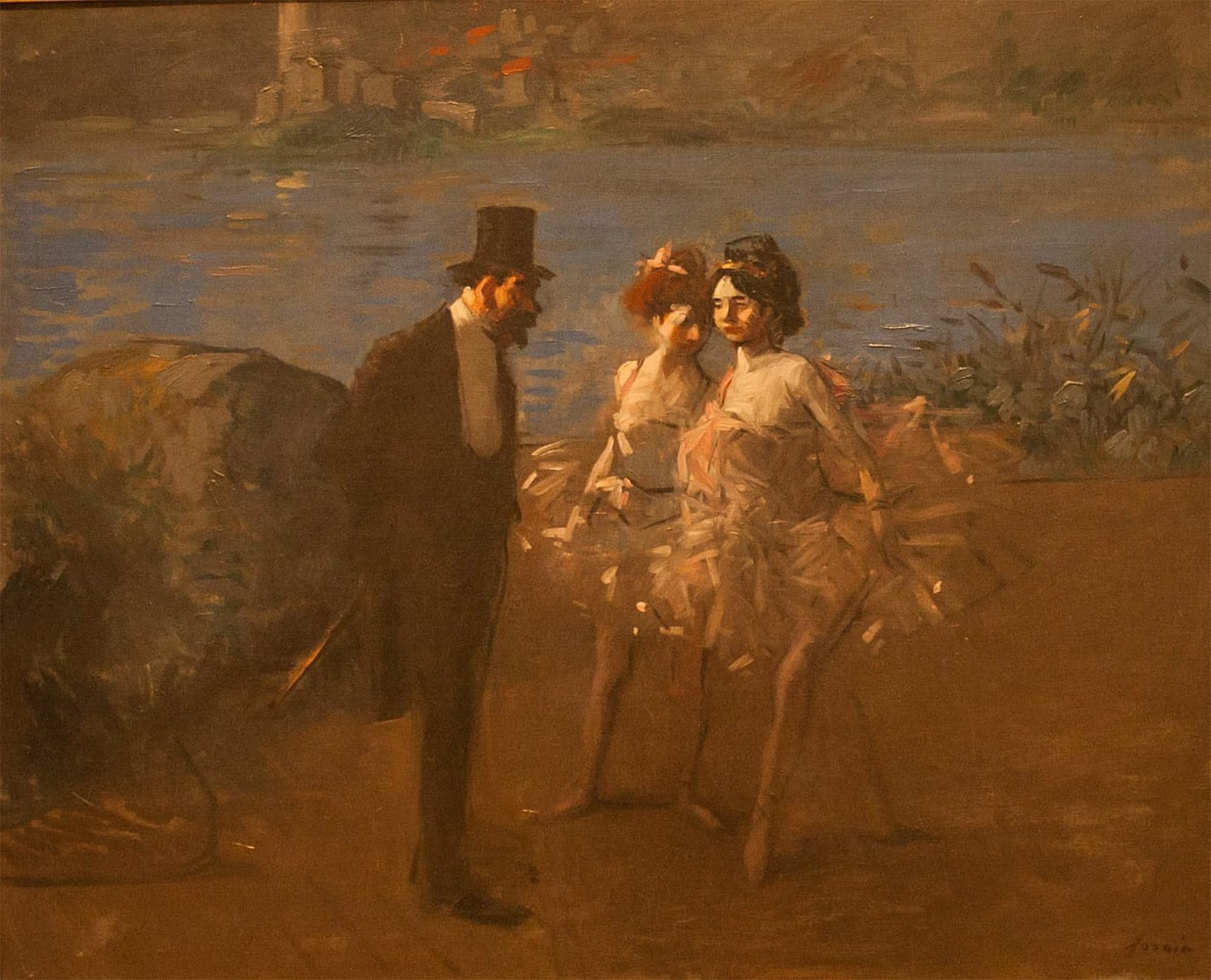 POSTERIIk Famous Modern Artwork Art Mural Dancersnfrancais by Jean Louis Forain Oil Paintings Pictures for Home Decor 60x90cm