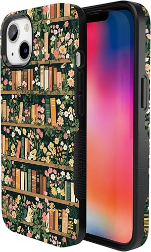 Vista 441 de Casely Funda para iPhone 13 Compatible con MagSafe Color Splash de medianoche Funda retro abstracta Color de medianoche Splash Abstracto