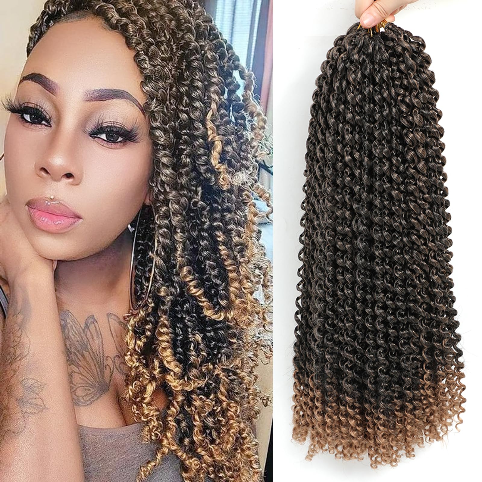 Amazon.com : Ahrencan Passion Twist Hair 18 Inch 7 Pack T1B/27
