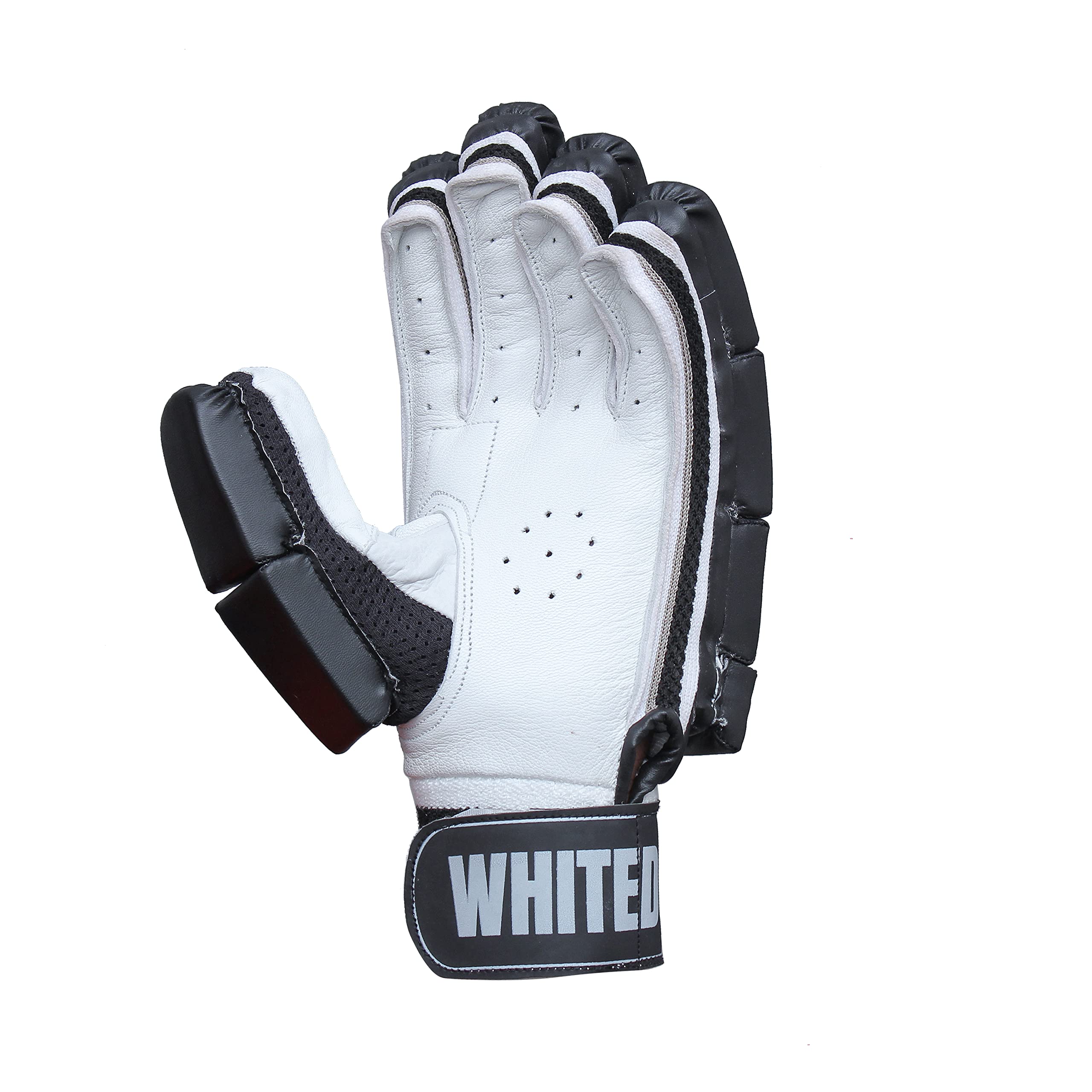 WHITEDOT Sports Dot 2.1 Cricket Batting Gloves||Suitable for Boys|Small Left Hand||NavyBlue, Leather 1