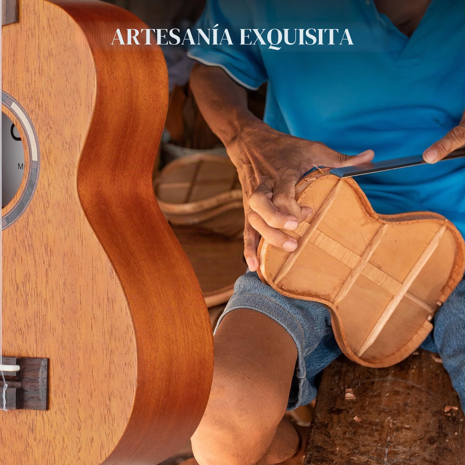 CAHAYA Ukelele Soprano Ukelele de 23 Pulgadas incluye Bolsa de Transporte y Correa con 4 Cuerdas de Nailon para Principiantes Niños y Adultos Modelo CY0336