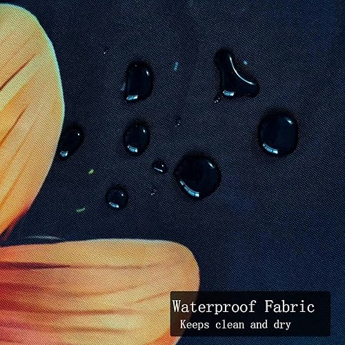 Miniatura 3 de Cortina de ducha de Halloween, espeluznante fantasma, calabaza, lindo y divertido juego de tela para decoración de baño, cortinas rústicas de baño