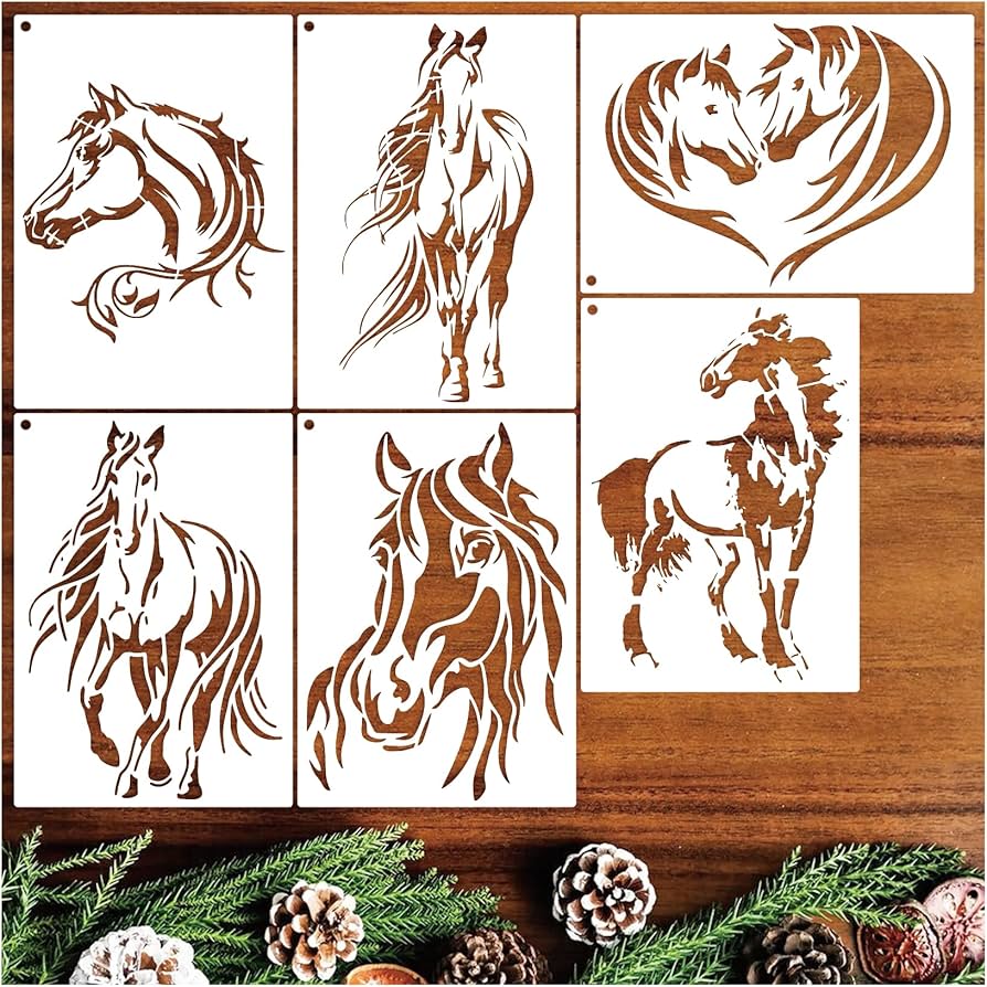 Amazon.com : Horse Stencils for Painting on Wood, Horse Stencils for Crafts Reusable Wood Burning Drawing Art Paint Stencils and Patterns for Wall Cake Cookie Canvas Furniture Paper : Arts, Crafts & Amazon.com : Horse Stencils for Painting on Wood, Horse Stencils for Crafts Reusable Wood Burning Drawing Art Paint Stencils and Patterns for Wall Cake Cookie Canvas Furniture Paper : Arts, Crafts &