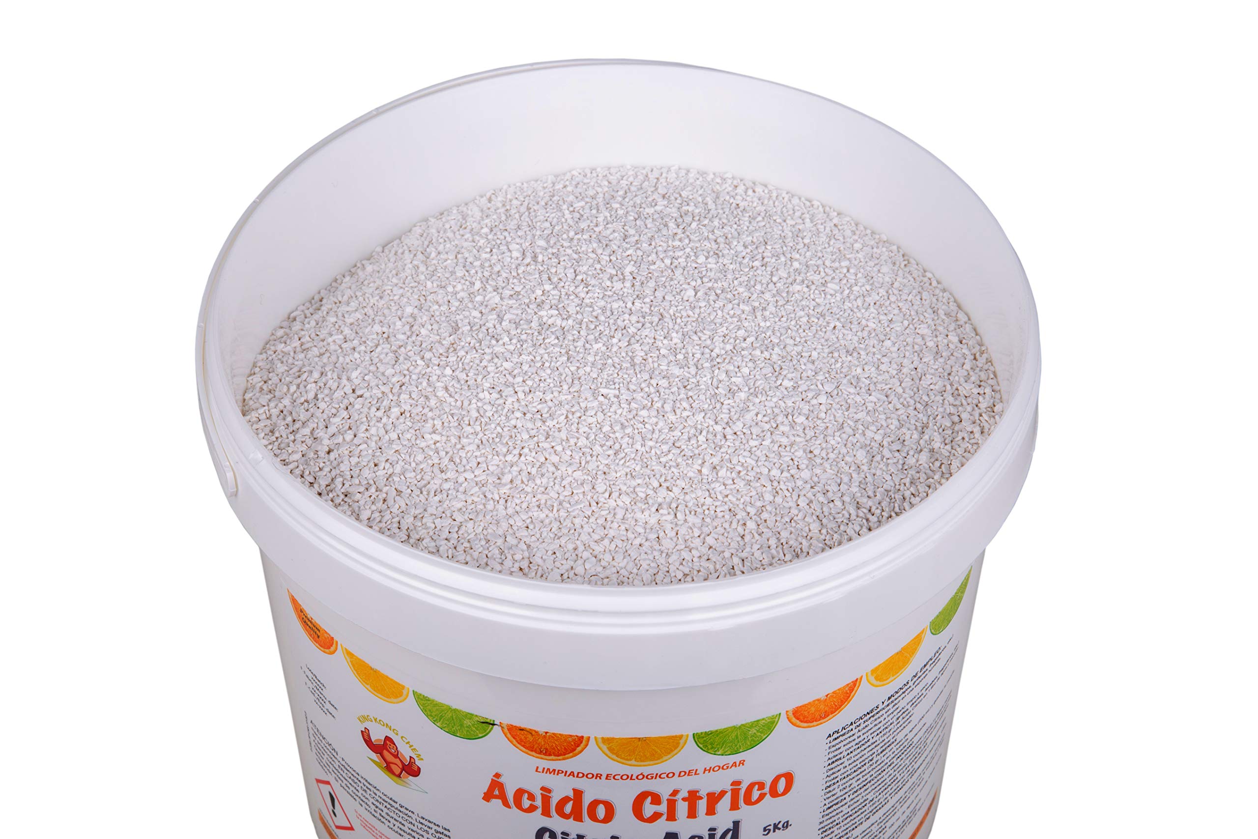 PACK 2 UDS - ÁCIDO CÍTRICO EN POLVO 10 KG (2x5 KG)– Limpiador del Hogar - 100% Puro y Biodegradable - Para Cocinas, Baños y Hogar en general