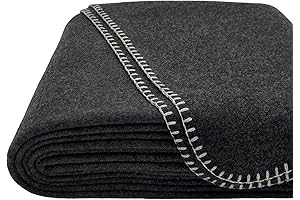 100% Virgin Wool Blanket for a Warm and Comfortable Sleep