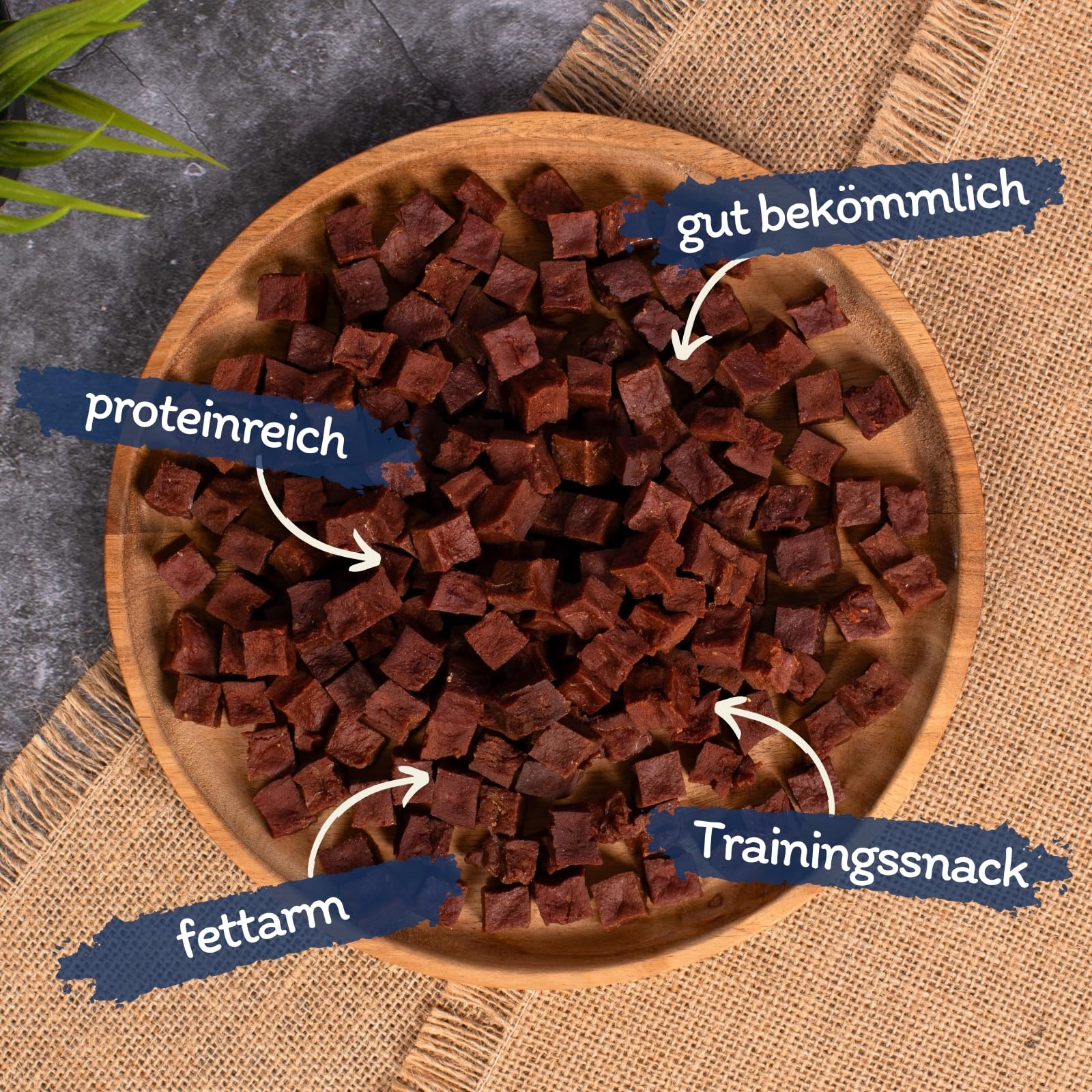 Lyra Pet® 5 kg Rindfleischwürfel getrocknet - Kausnack für Hunde
