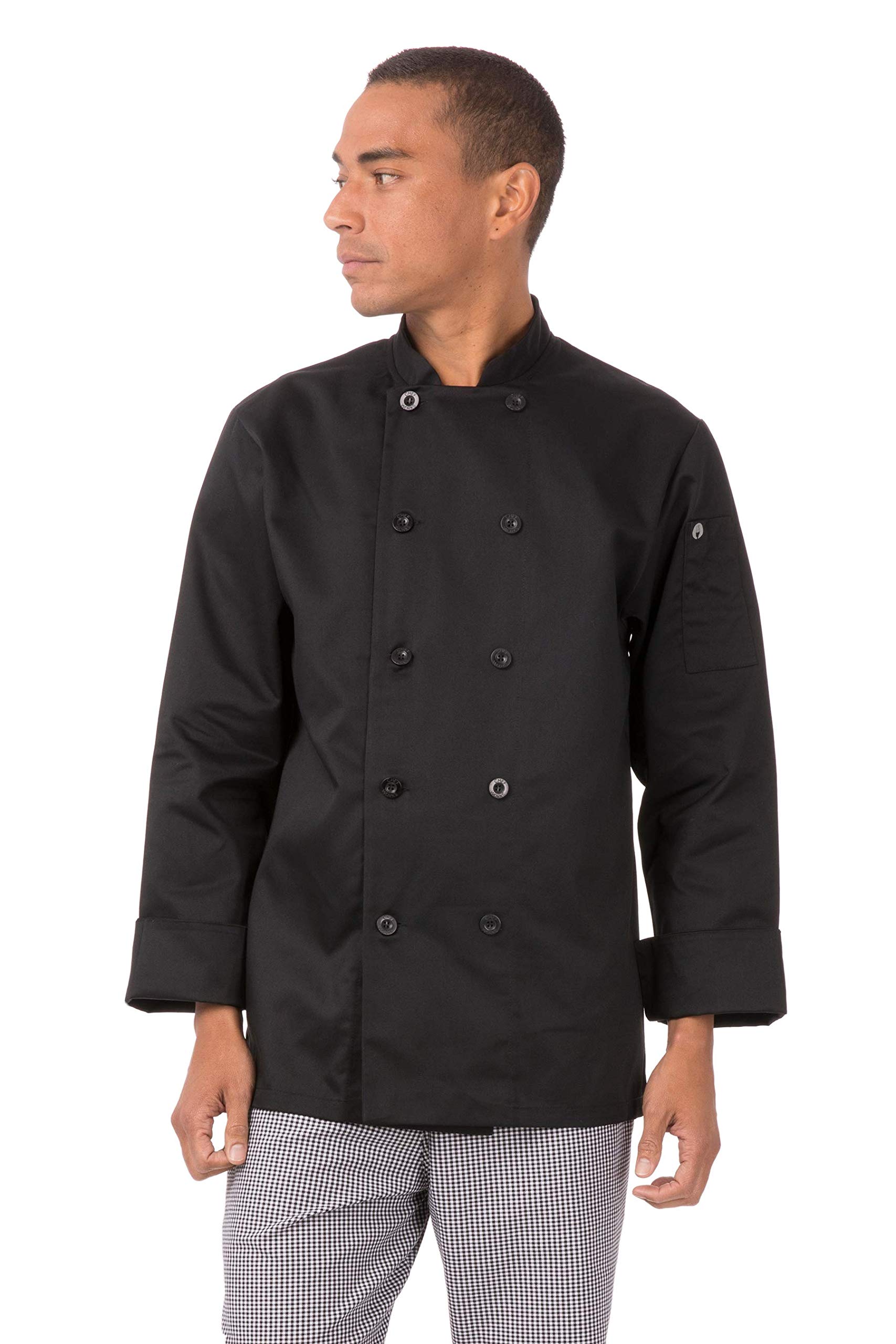 Chef WorksBastille Basic Chef Coat, Black