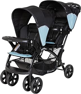 Baby Trend Sit N’ Stand® Double Stroller, Desert Blue